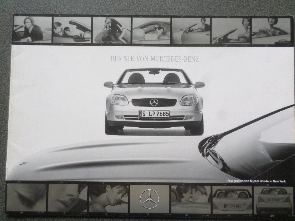 Brochure de la première Mercedes SLK 1996, Enlèvement ou Envoi, Mercedes