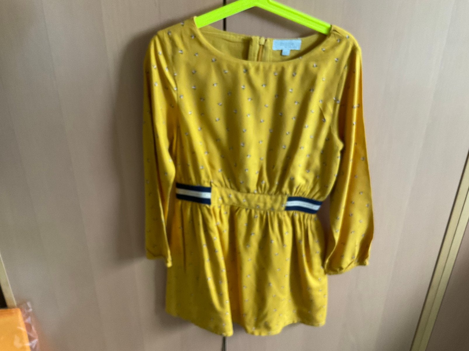 Geel jurkje merk frizzle Bel&Bo maat 122, Kinderen en Baby's, Kinderkleding | Maat 122, Ophalen of Verzenden, Zo goed als nieuw