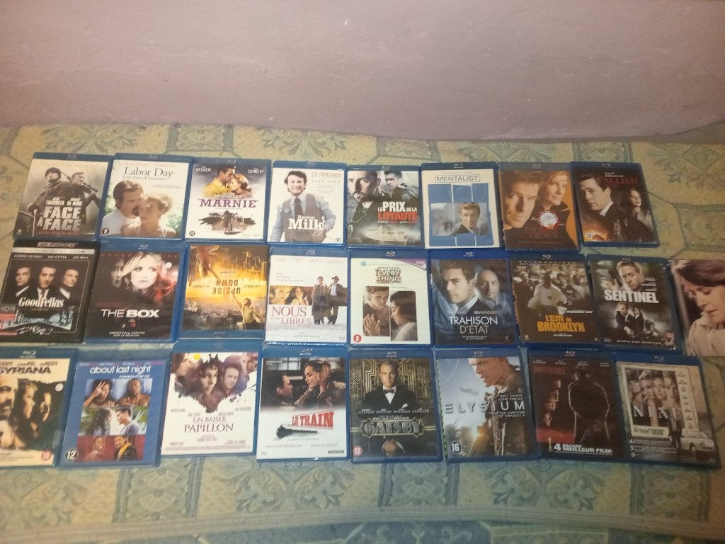 Lot 25 blu ray, CD & DVD, Enlèvement ou Envoi, Comme neuf