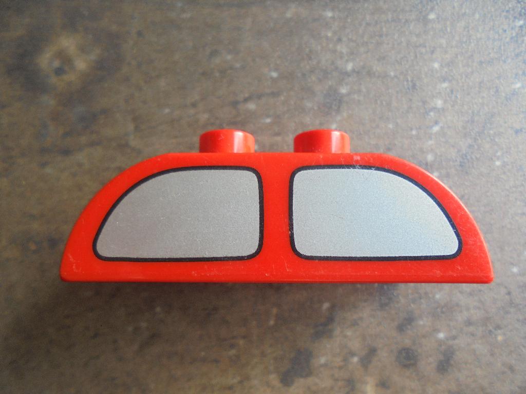 Lego Duplo Brick 2x4 Slope Curved Double (zie foto's) 2, Ophalen of Verzenden, Gebruikt, Losse stenen, Duplo