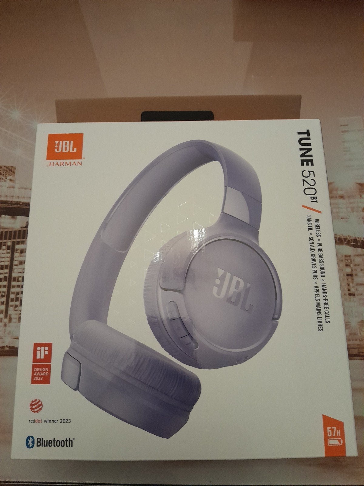 JBL Tune 520BT Bluetooth comme neuf boîte d'origine, TV, Hi-fi & Vidéo, Casques audio, Bluetooth, JBL, Violet, Comme neuf