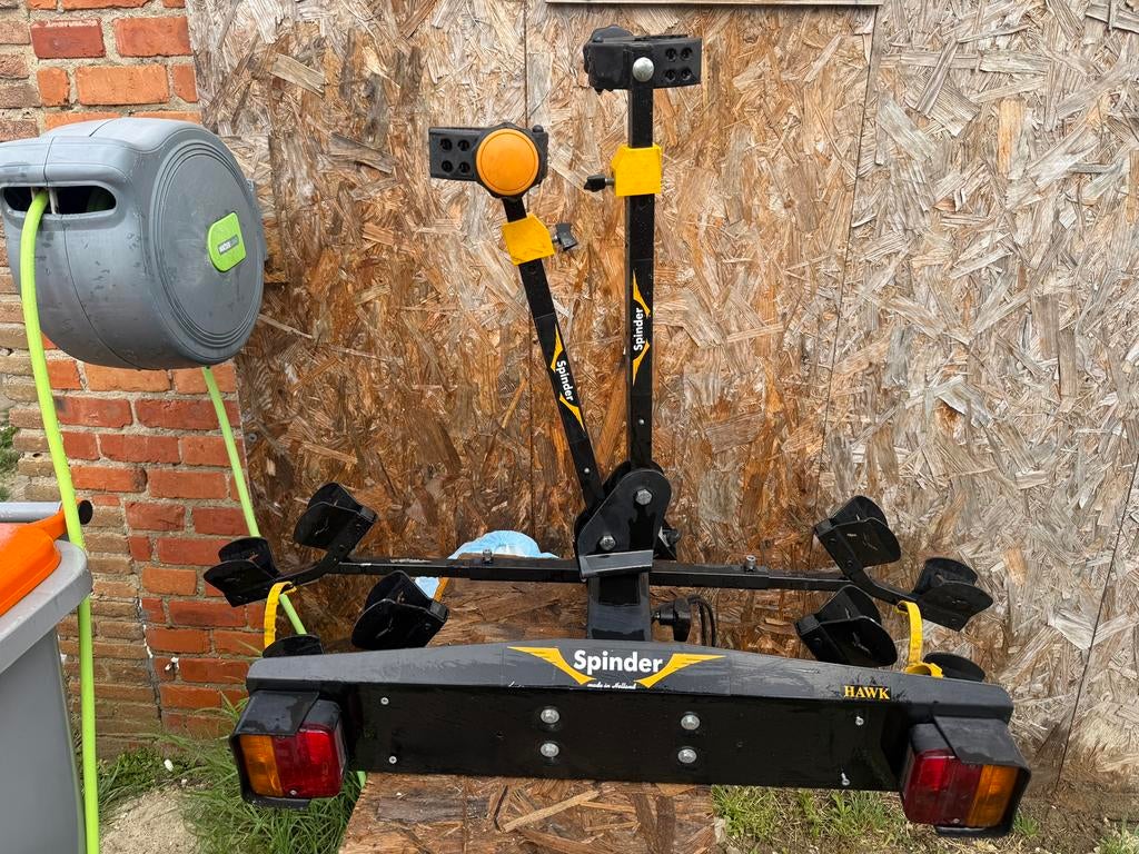Spinder fietsendrager, Ophalen, Gebruikt