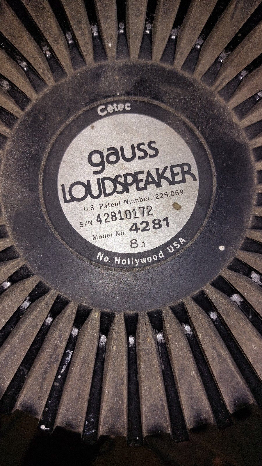 Gauss4281 super prof 12inch speakers, reconed.

De Cetec Gau, Enlèvement ou Envoi, JBL