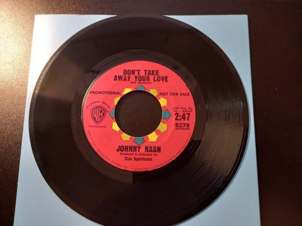 Johnny Nash ‎– Don't Take Away Your Love '' Popcorn Promo ", Housse de protection extérieure, 7 inch, Comme neuf, Autres types
