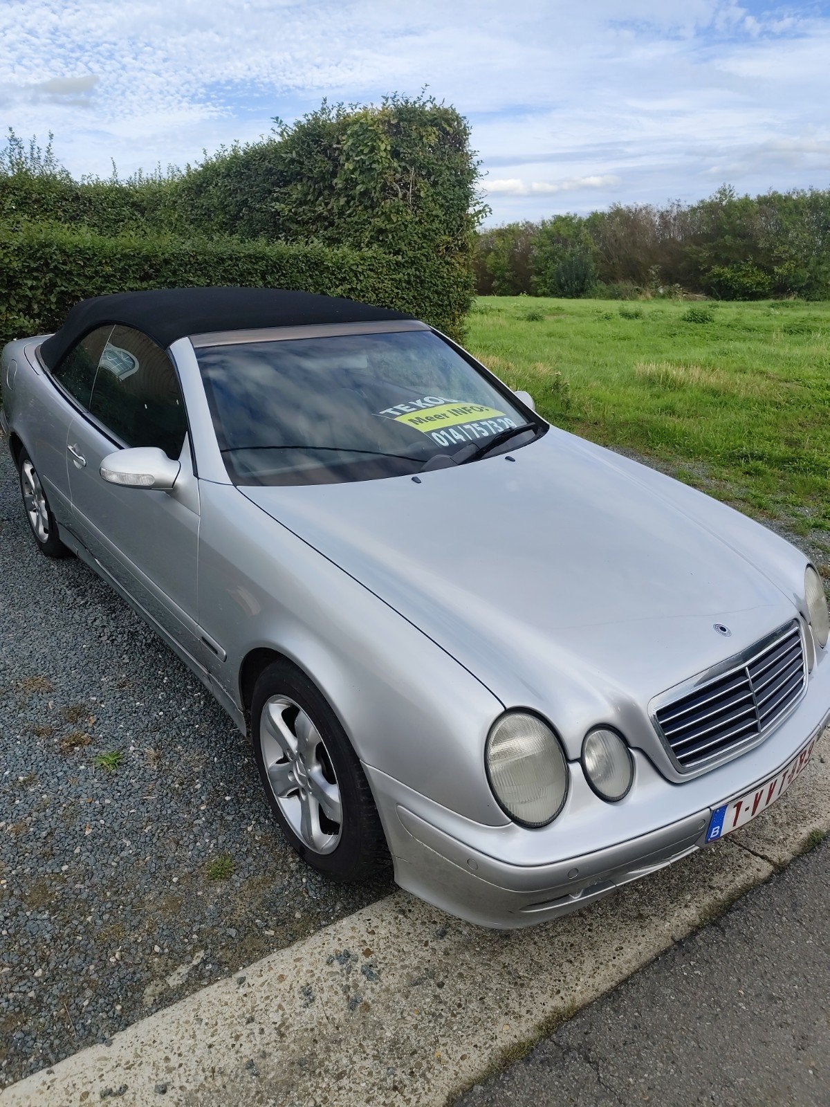 Mercedes Benz CLK 200 kompressor, Auto's, 4 zetels, Achterwielaandrijving, Cabriolet, Leder