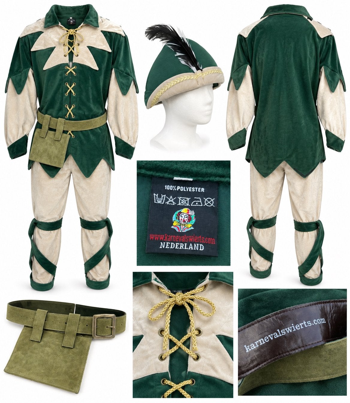 Robin Hood kostuum carnaval, Ophalen of Verzenden, Gebruikt