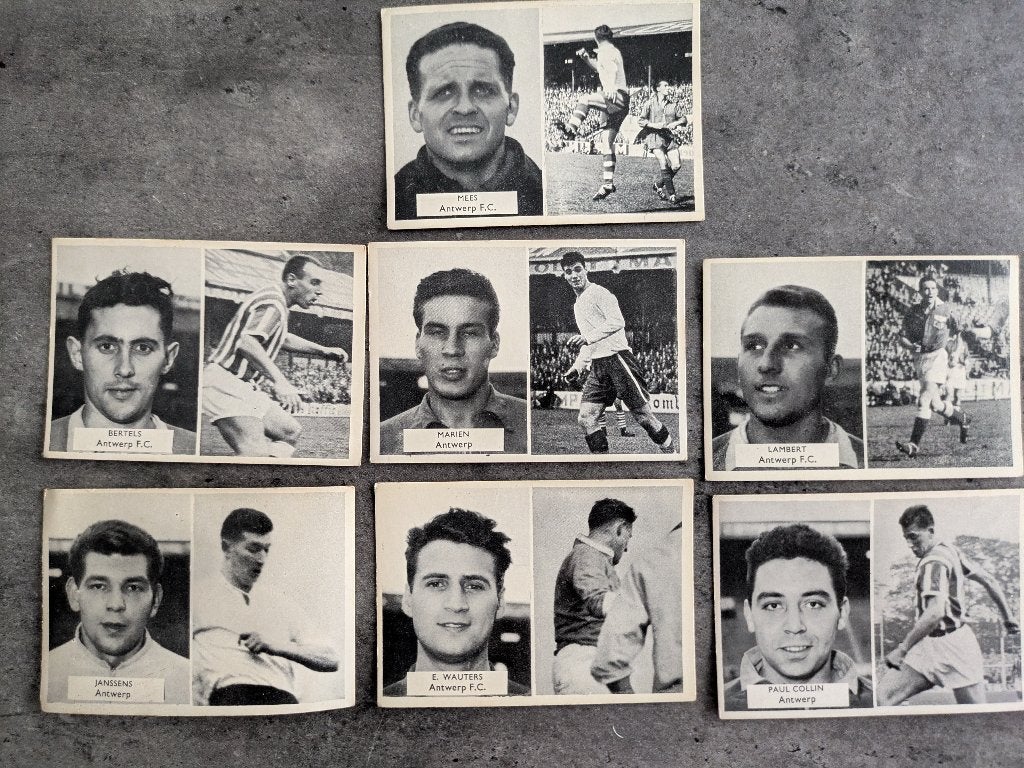 Cartes de foot MAPLE LEAF années 1950 très rares ANTWERP 6X, Hobby & Loisirs créatifs, Autocollants & Images, Envoi, Comme neuf