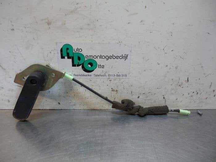 Poignée portière arrière camionnette d'un Renault Kangoo, Renault, -, Utilisé, -