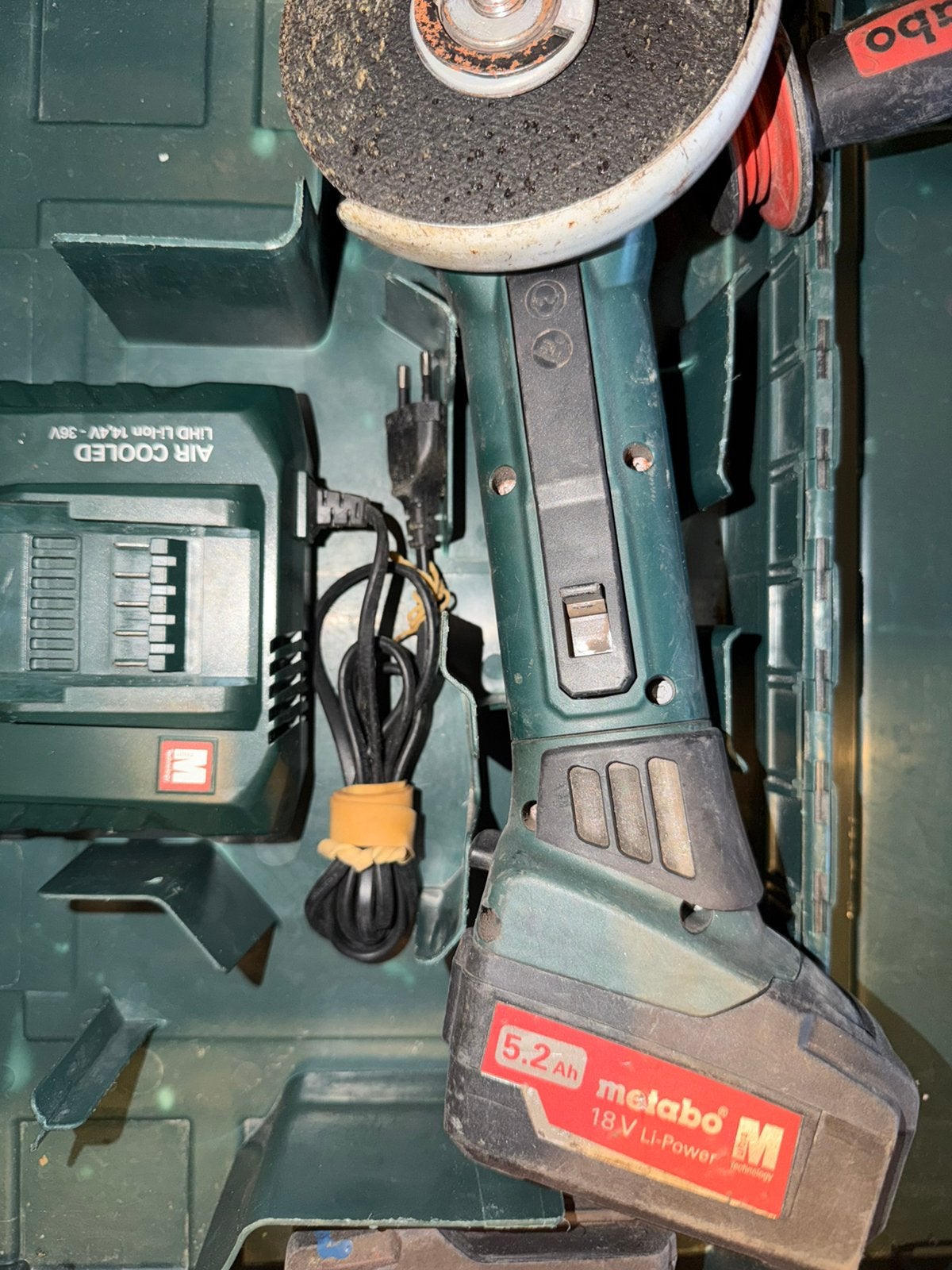 Slijpmachine 125mm 18V, Doe-het-zelf en Bouw, Ophalen, Zo goed als nieuw
