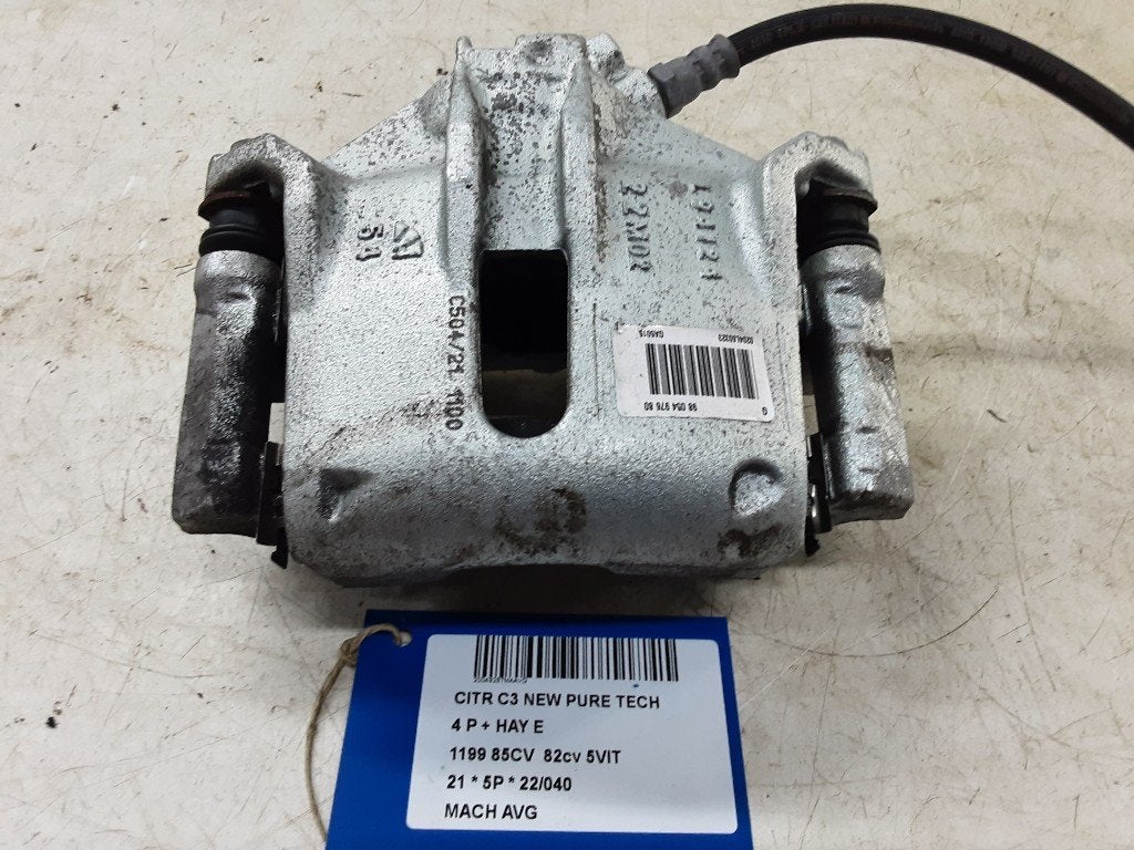 ETRIER DE FREIN AVANT GAUCHE C3 (SX / SW) (9805497680), Utilisé, Citroën