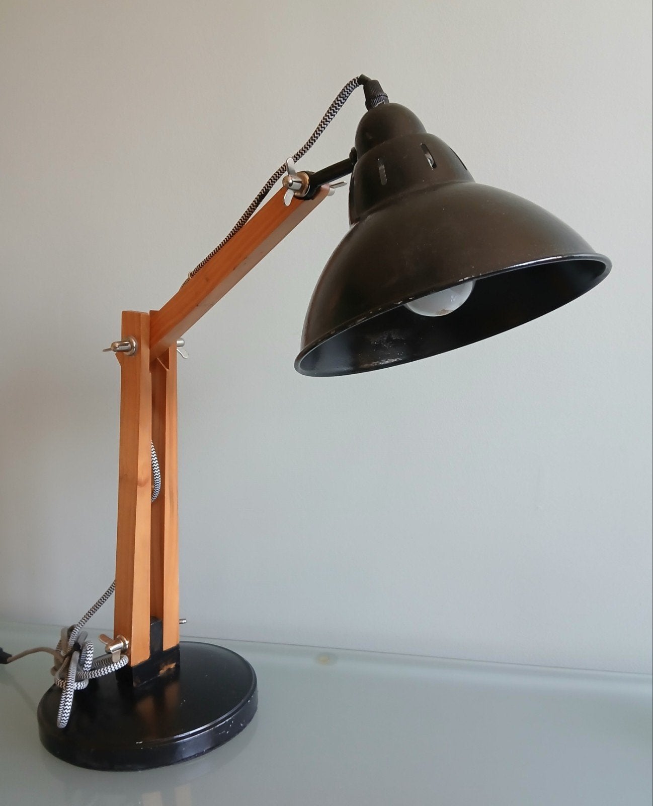 Vintage bureaulamp., Ophalen