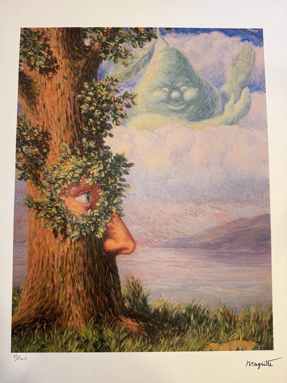René magritte, Antiquités & Art, Édition limitée, Enlèvement ou Envoi, Lithographie
