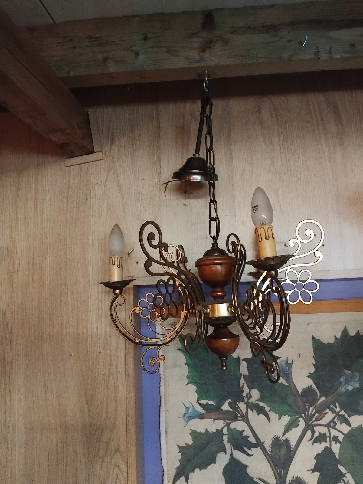 Diverse vintage hanglampen, Ophalen of Verzenden