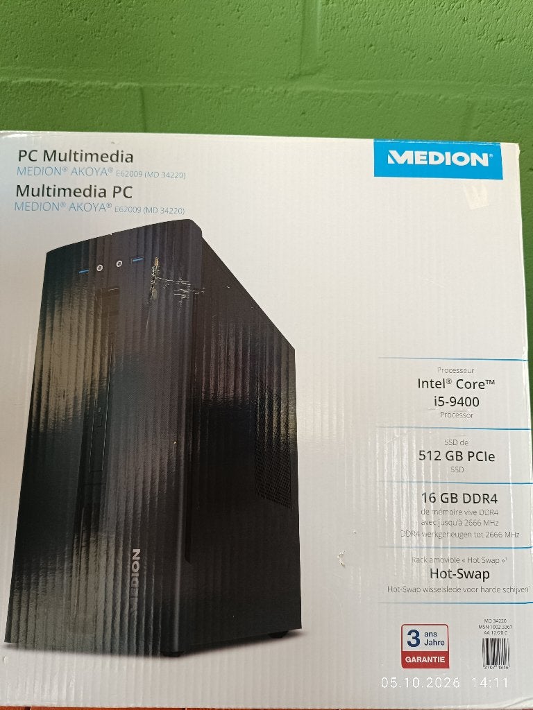 PC Medion (Lenovo) : i5/16Go/512Go SSD/État Neuf, Computers en Software, Ophalen of Verzenden
