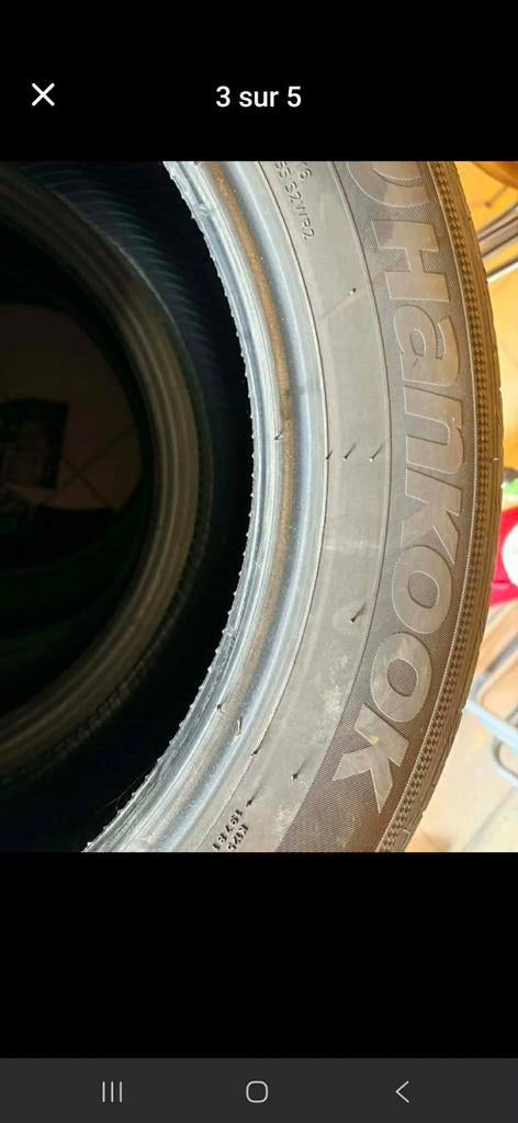 Pneux hankook 215/60R17, Enlèvement, Comme neuf