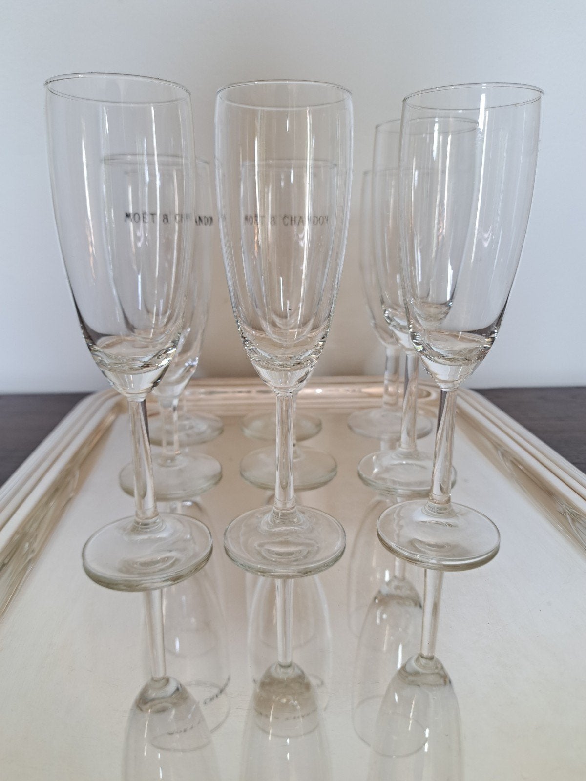 champagne glazen, Ophalen of Verzenden