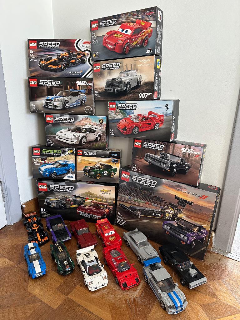 LEGO Speed Champions - Set de boîtes, Lego, Compleet, Zo goed als nieuw, Complete set