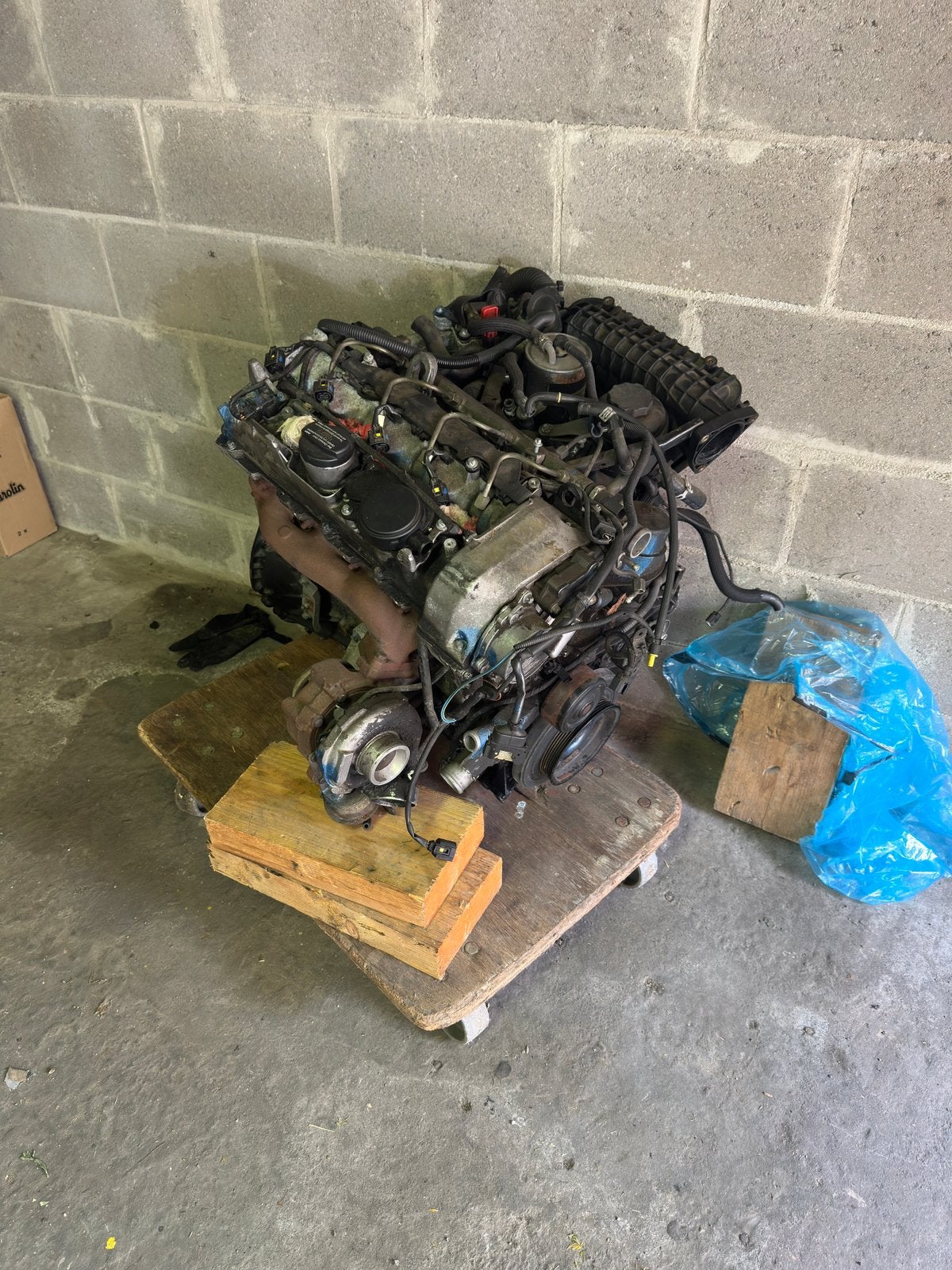 Moteur MERCEDES 2.2L CDI w202 w203 w204, Ophalen, Zo goed als nieuw