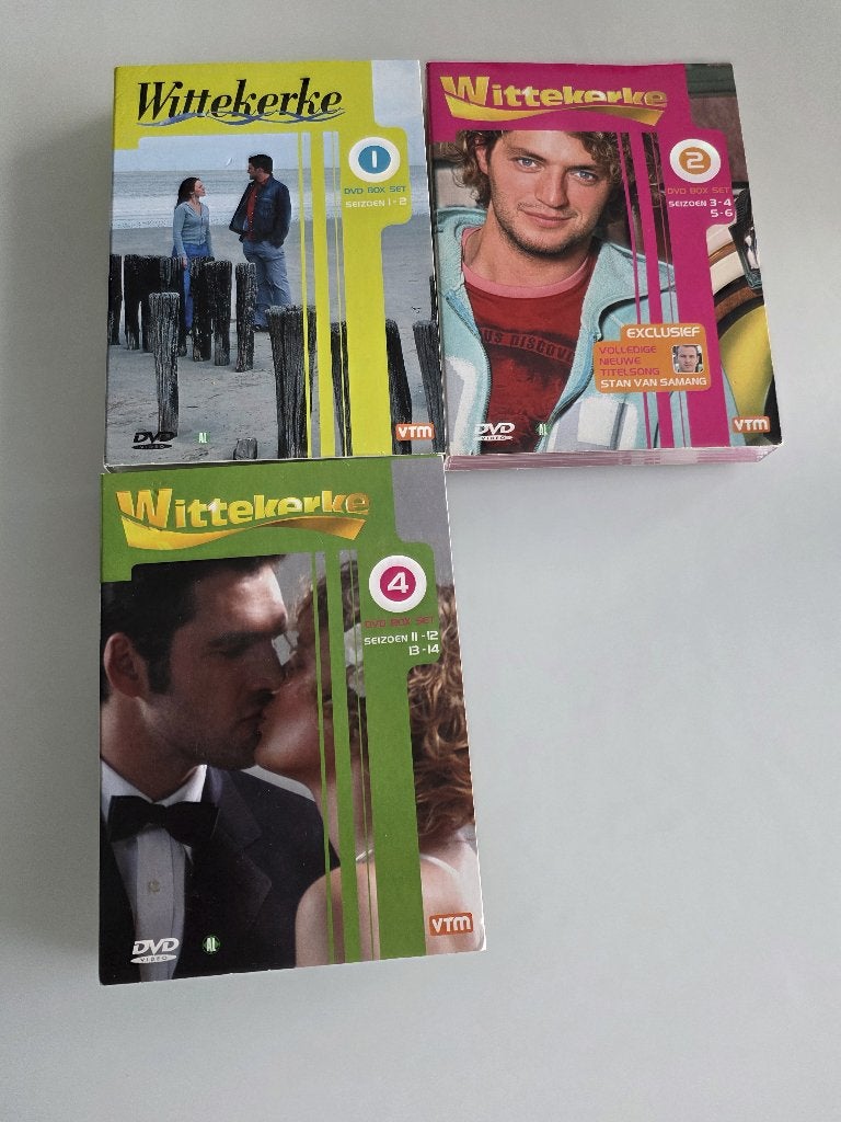 TV serie : Wittekerke ( box 1 , 2 en 4 ), Cd's en Dvd's, Ophalen of Verzenden