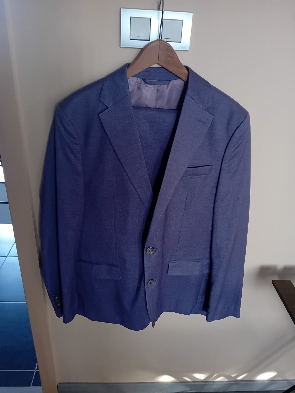 Costume (veste et pantalon) parme, Vêtements | Hommes, Enlèvement
