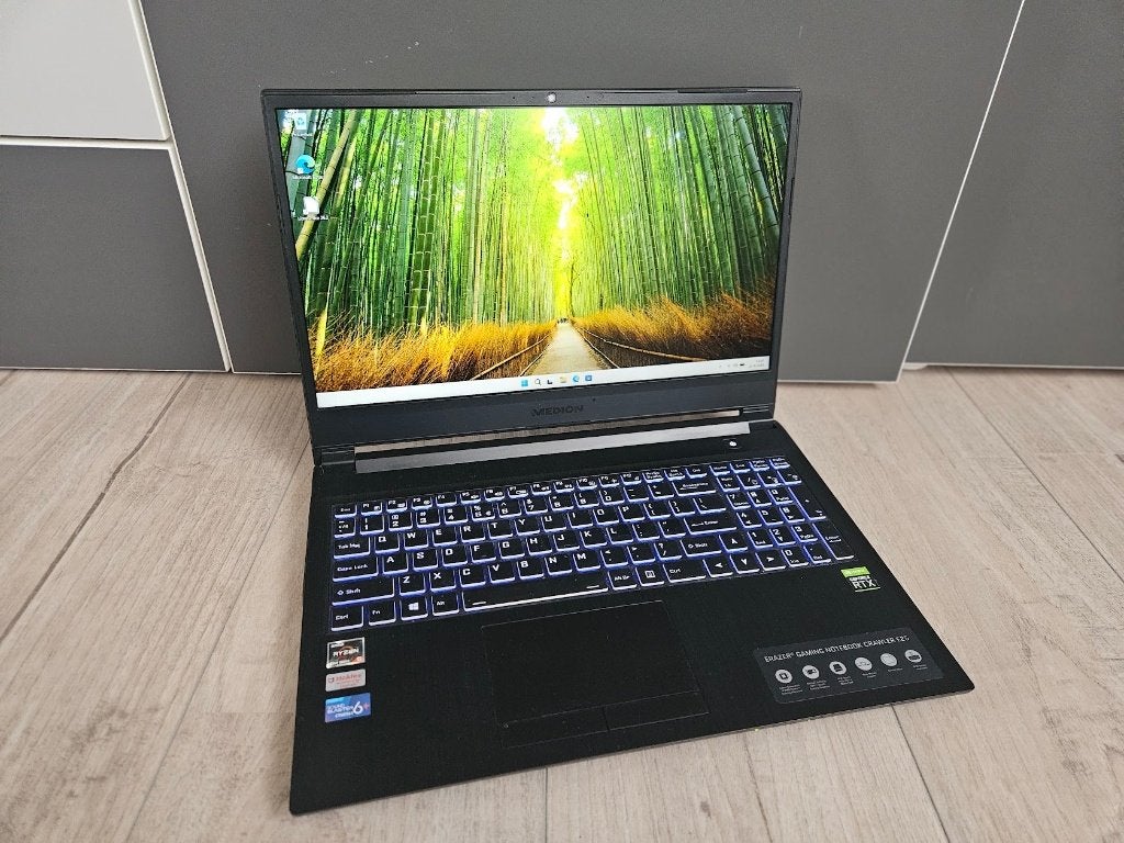 Medion Erazer E25 MD62301 15,6" Laptop Ryzen 5 5600H 3050TI, Met videokaart, Medion, Gaming, SSD