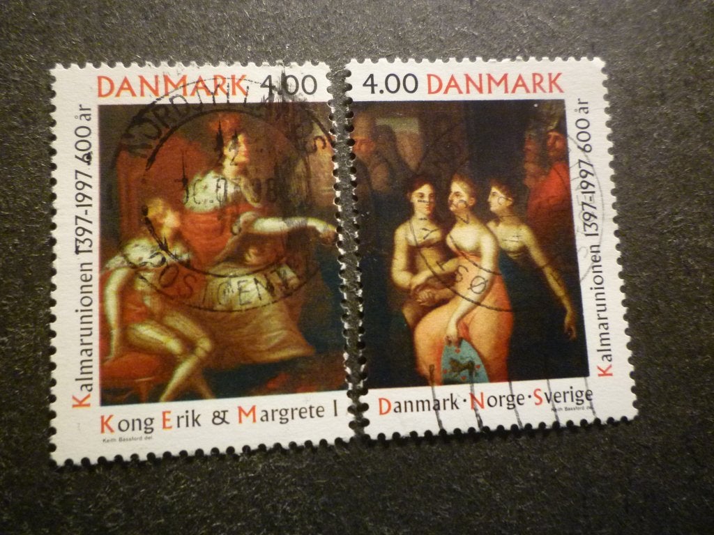 Denemarken/Danemark 1997 Mi 1153/1154(o) Gestempeld/Oblitéré, Timbres & Monnaies, Timbres | Europe | Scandinavie, Envoi, Danemark