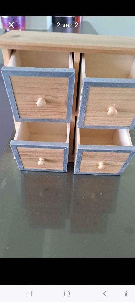 Klein houten kastje, Ophalen, Gebruikt, Hout, Landelijk