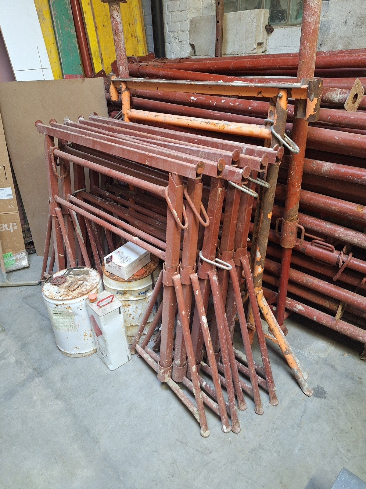 Chevalet tréteaux de chantier. 120cm de large, Enlèvement, Utilisé, Autres matériaux