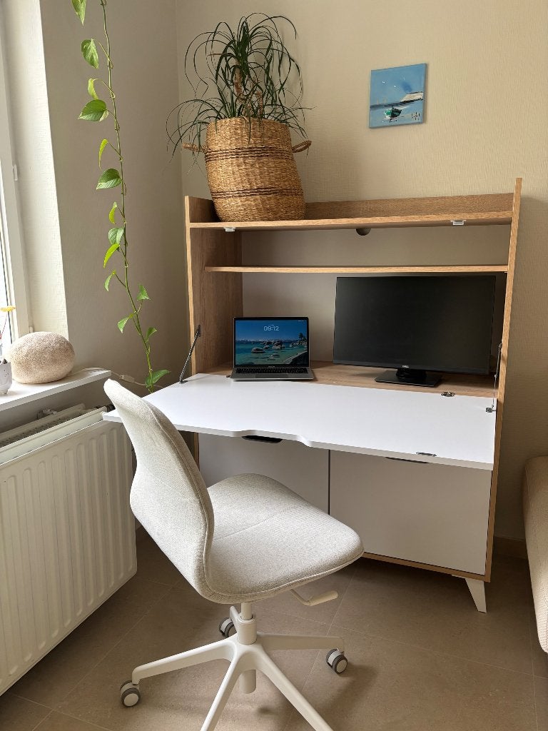 Secretaire bureau kast in nieuwstaat! 110 x 45 x 140, Maison & Meubles, Armoires | Secrétaires, Enlèvement, Neuf