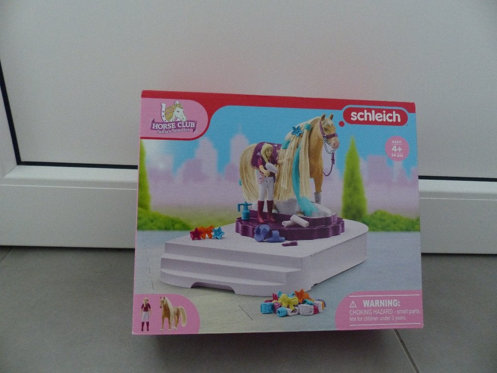 Schleich paardenverzorgingsplek, Ophalen of Verzenden, Zo goed als nieuw