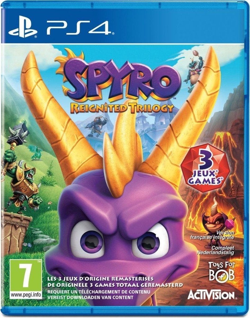 Spyro Reignited Trilogy PS4 €24,99 | GameshopX nl, Games en Spelcomputers, Avontuur en Actie, Ophalen of Verzenden, Zo goed als nieuw