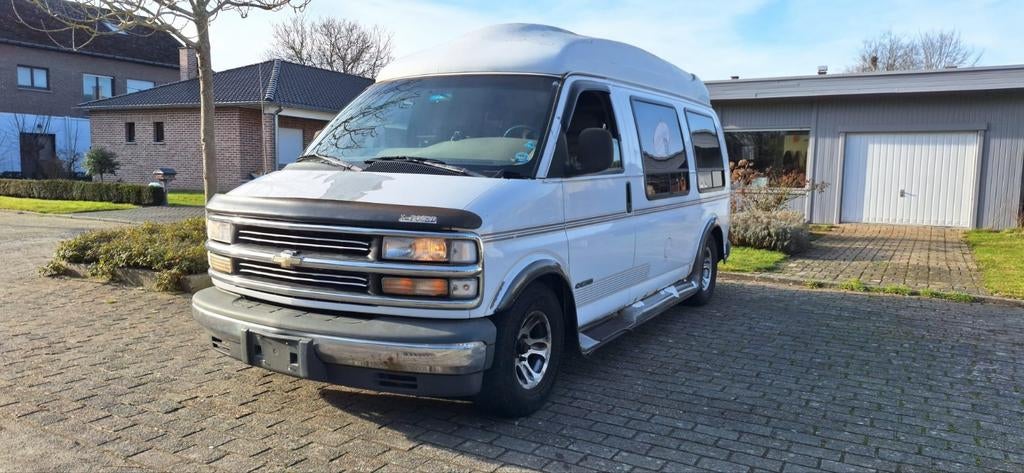 Chevy Express Van Camper bj 1998, Auto's, Particulier, LPG, Te koop, Groen