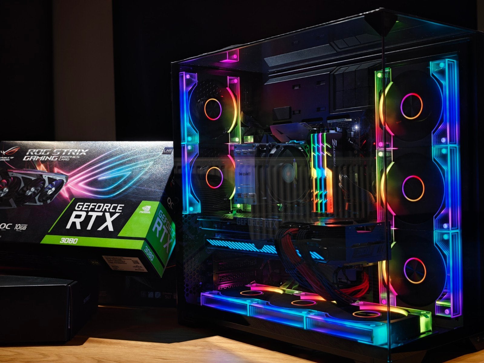 Powerhouse RTX 3080 OC i7 Lian Li O11 32 Go Gskill de 3 000€, 1.2 TB, Custom Build, Comme neuf, 4 Ghz ou plus