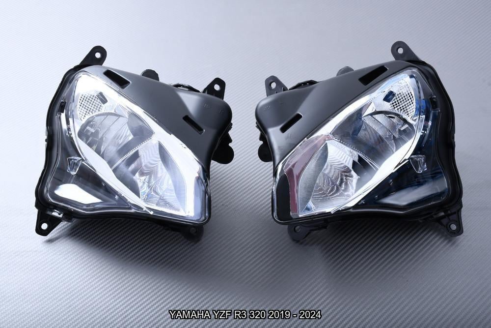 Phare / Optique avant LED AVDB YAMAHA YZF R3 2019 - 2024, Motos, Enlèvement ou Envoi, Neuf