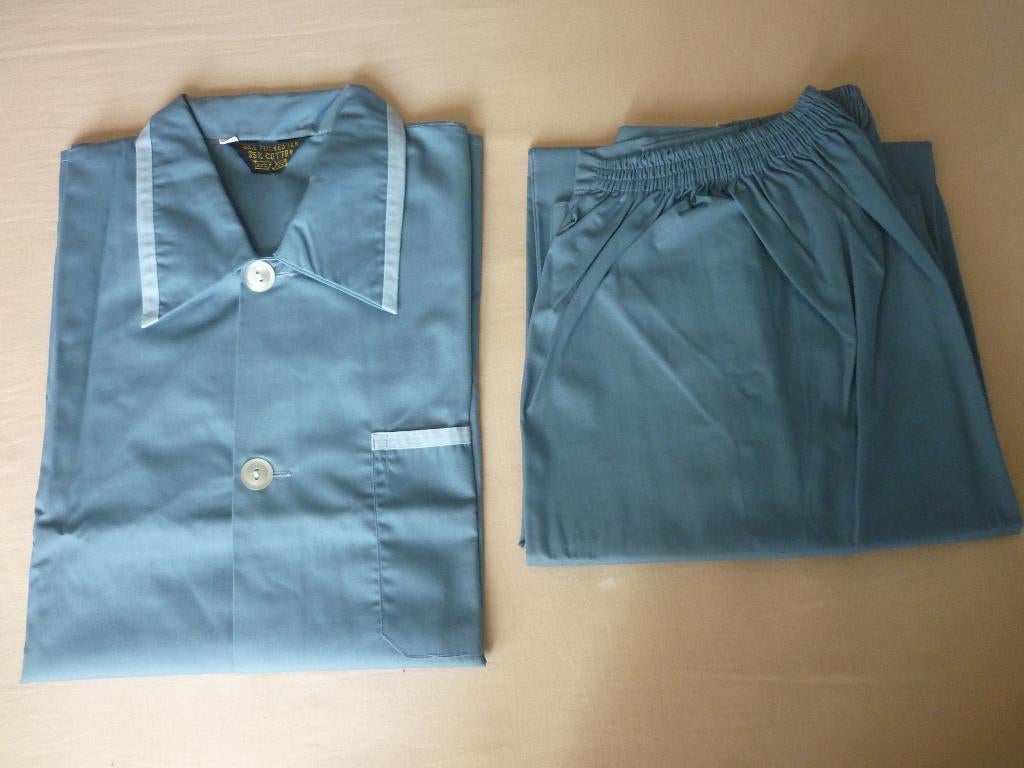 Katoen-Polyester Herenpyjama, Kleding | Heren, Pyjama's, Ophalen of Verzenden, Nieuw, Maat 48/50 (M)