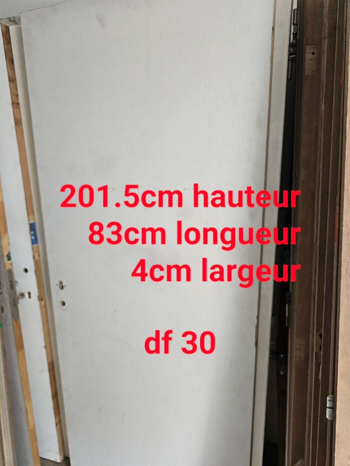 Au choix porte coupe feu sans cadre rf 30, Bricolage & Construction, Enlèvement ou Envoi