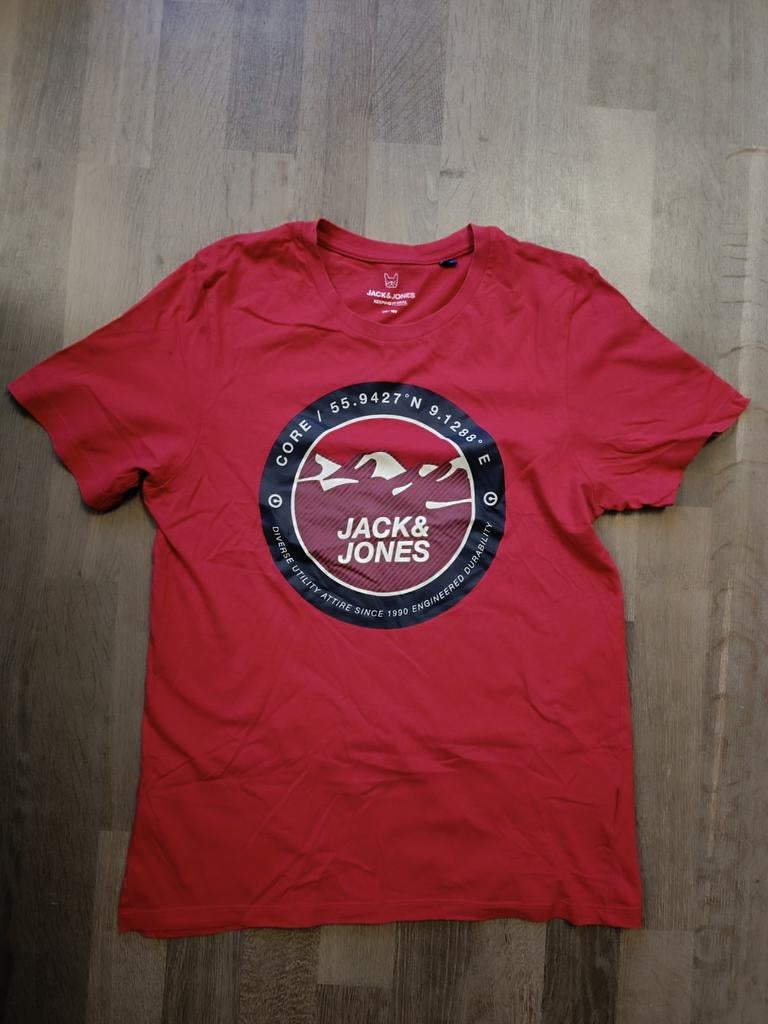 T-shirt heren Jack&Jones 176, Kleding | Heren, T-shirts, Ophalen of Verzenden, Rood, Jack&Jones