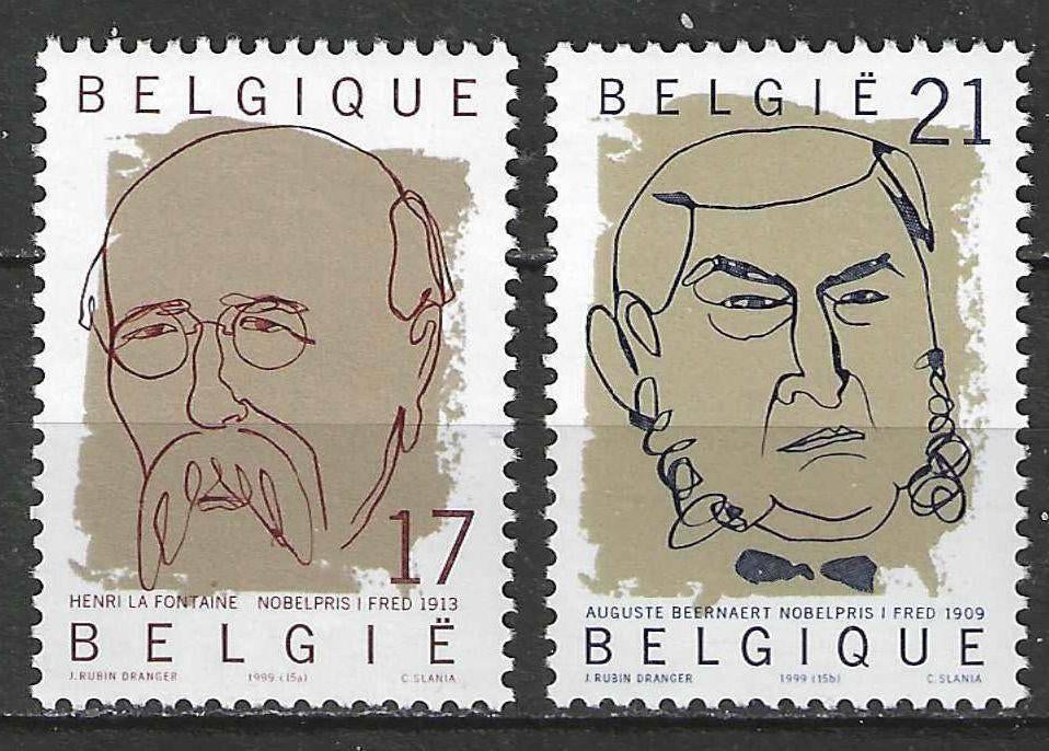 Belgie 1999 - Yvert 2838-2839 - Nobelprijswinnaars (PF), Verzenden, Postfris, Postfris