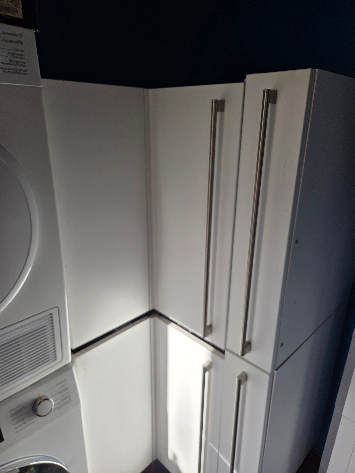 2 trois-quarts tournants IXINA blanc, Maison & Meubles, Moins de 100 cm, 100 à 150 cm, Enlèvement, Utilisé
