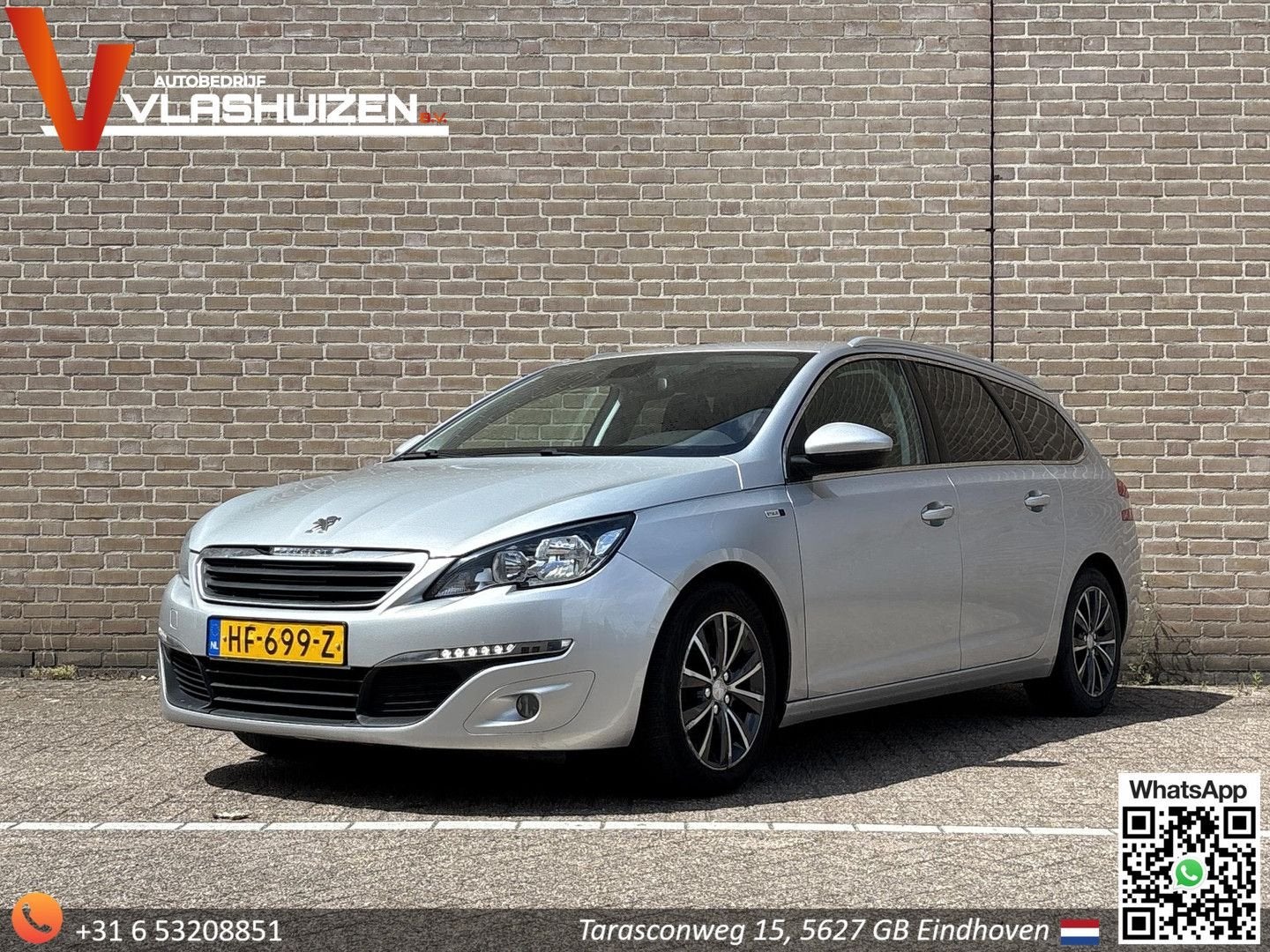 Peugeot 308 SW 1.2 PureTech Style | Cruise | Airco | Navi |, Auto's, Peugeot, Zilver of Grijs, Parkeersensor, 99 g/km, Overige kleuren