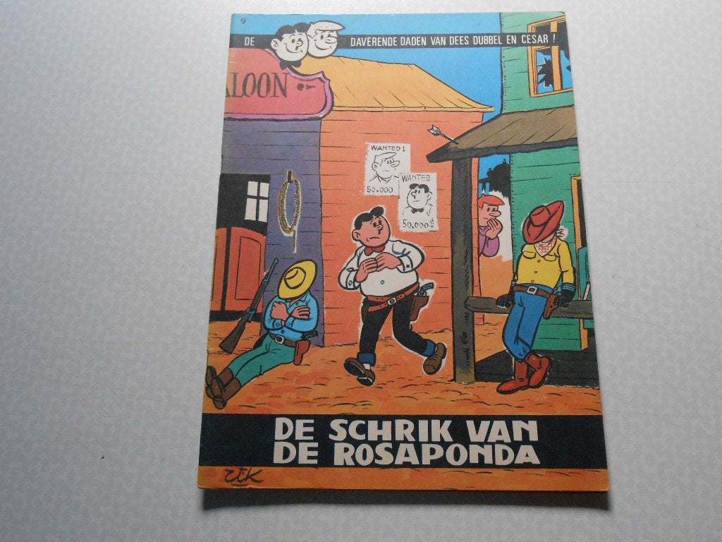 Dees dubbel en cesar 9 De schrik van de Rosaponda 1967 1 ste, Boeken, Gelezen, Eén stripboek, Rik Clément, Ophalen of Verzenden