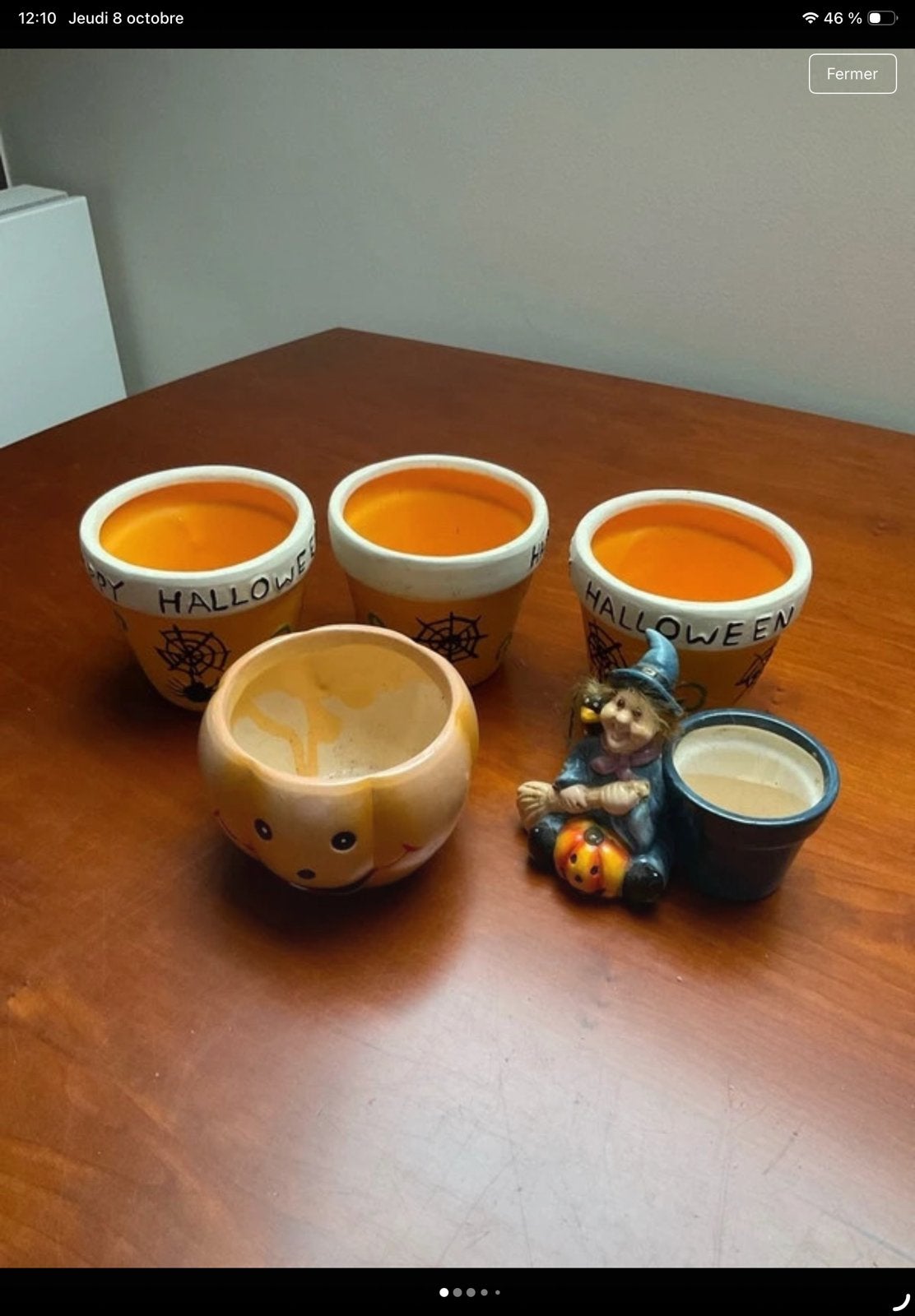 Cache-pot Halloween, Huis en Inrichting, Ophalen, Zo goed als nieuw