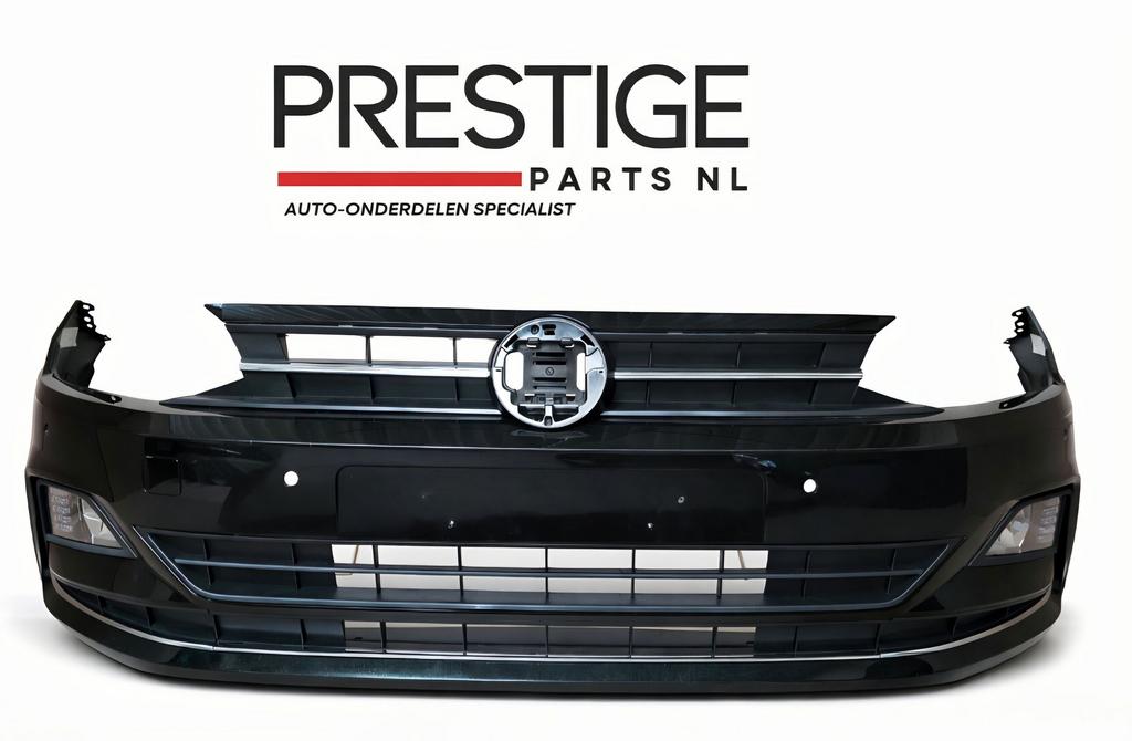 Voorbumper VW Polo 2G AW 4xPDC Bumper bj.2017-2022 ORGINEEL, Volkswagen, -, Origine de la pièce connue, Utilisé