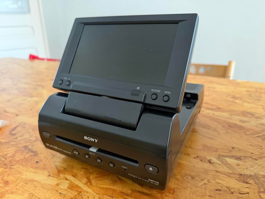 Sony MV-65ST draagbare DVD-speler incl. toebehoren, Audio, Tv en Foto, Ophalen of Verzenden, Zo goed als nieuw, Dvd-speler, Sony