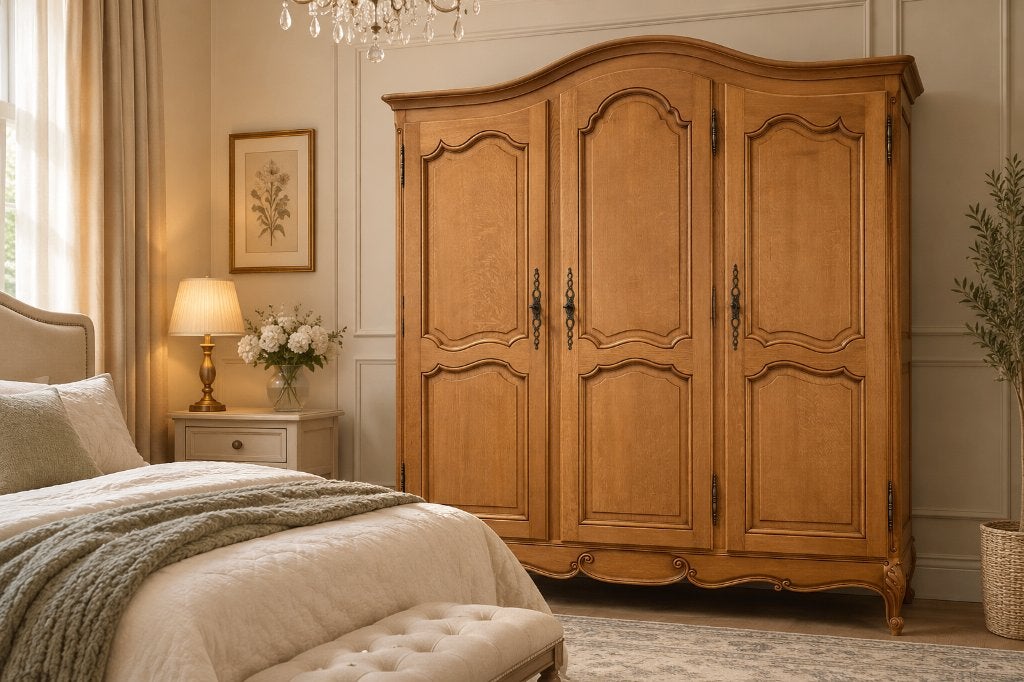 Prachtige Queen Ann Stijl kleerkast. Levering mogelijk., Huis en Inrichting, Kasten | Kleerkasten, Ophalen, Gebruikt, Eikenhout