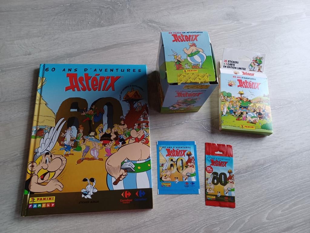 Panini album (HC) Asterix - 60 ans d'aventures (volledig), Ophalen of Verzenden