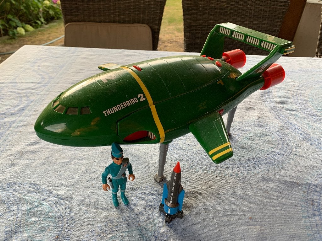 ACTIEFIGUREN THE THUNDERBIRDS, Kinderen en Baby's, Speelgoed | Actiefiguren, Ophalen of Verzenden, Gebruikt