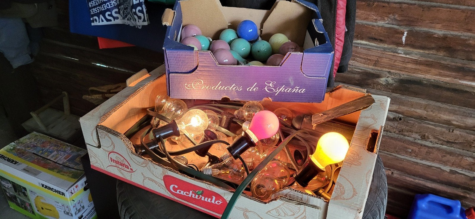 guirlande lumineuse, Ophalen