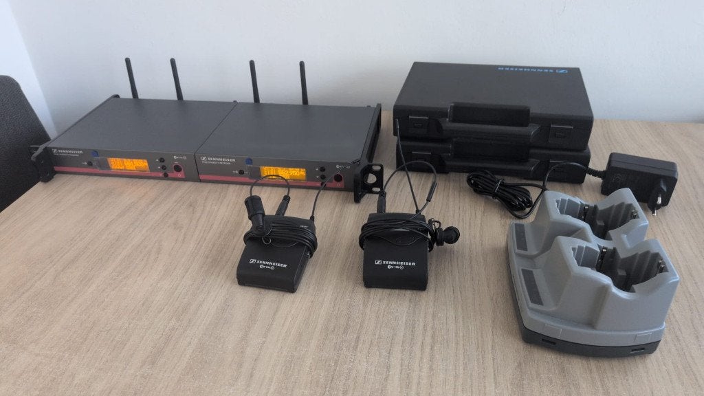 Kit sans fil Sennheiser G3 2 SK100 + EM100 + 2 x MKE 40, Musique & Instruments, Enlèvement ou Envoi, Utilisé, Autres types, Sans fil