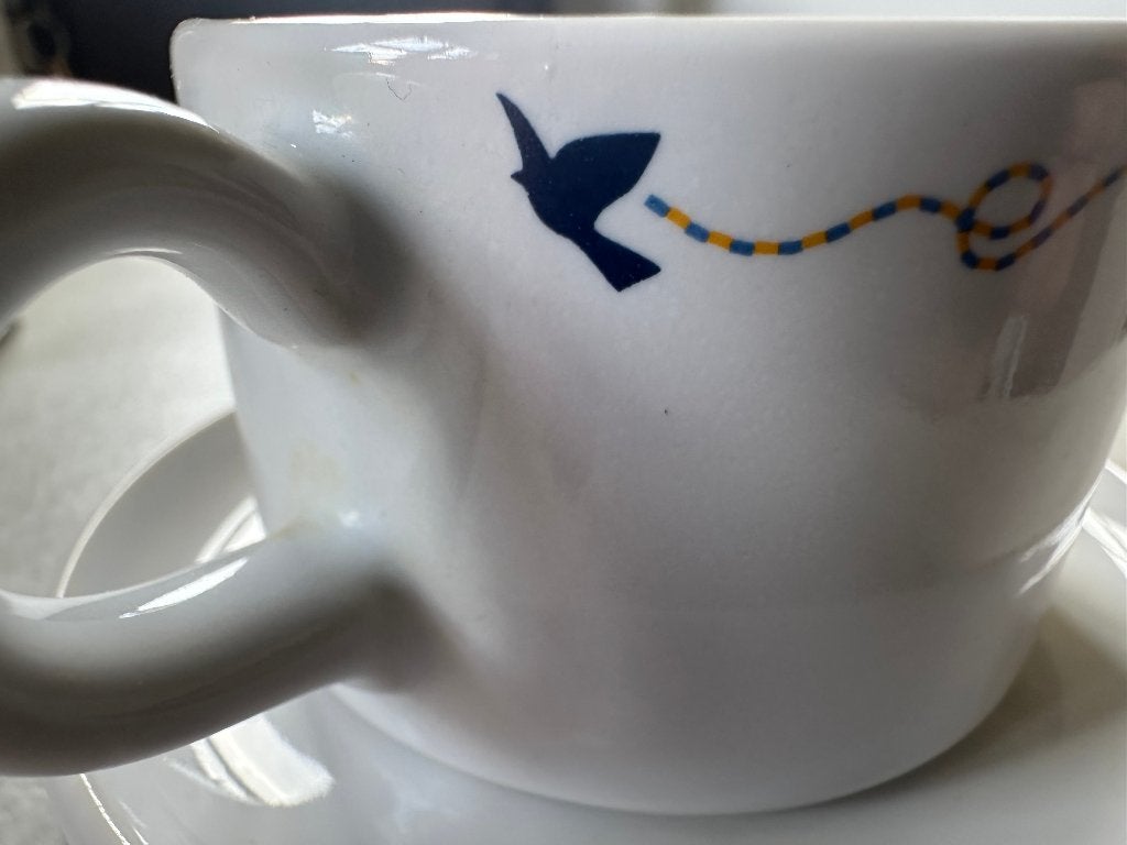 Service à café 12 pièces (état neuf), Collections, Souvenirs Sabena, Enlèvement, Neuf, 1 à 20